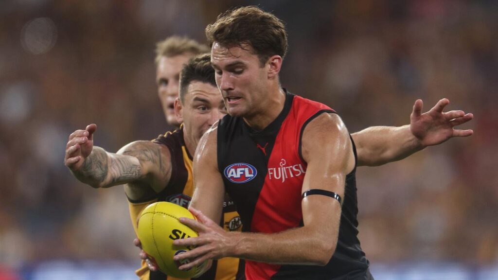 Essendon defender Zach Reid will have scans after experiencing hamstring tightness.
