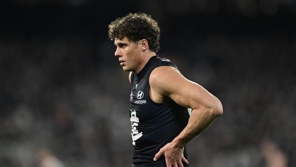 Carlton’s Charlie Curnow has denied reports he had sought a move away from Ikon Park.