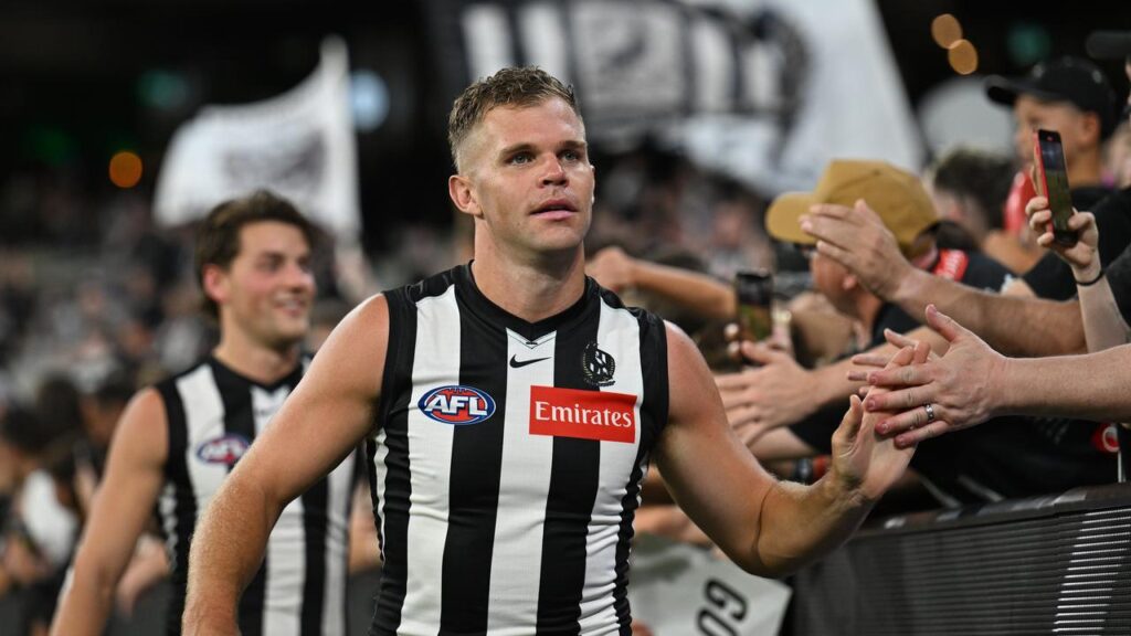 An abdominal injury means Dan Houston will miss the next two games for Collingwood.