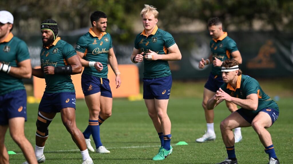 Son of a gun Tom Lynagh (centre) could make rugby history on Saturday night.