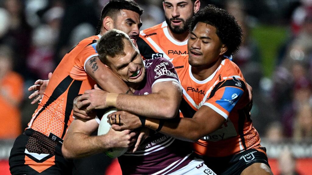 Manly’s Tom Trbojevic has been named in the No.4 jersey for the clash against the Storm.