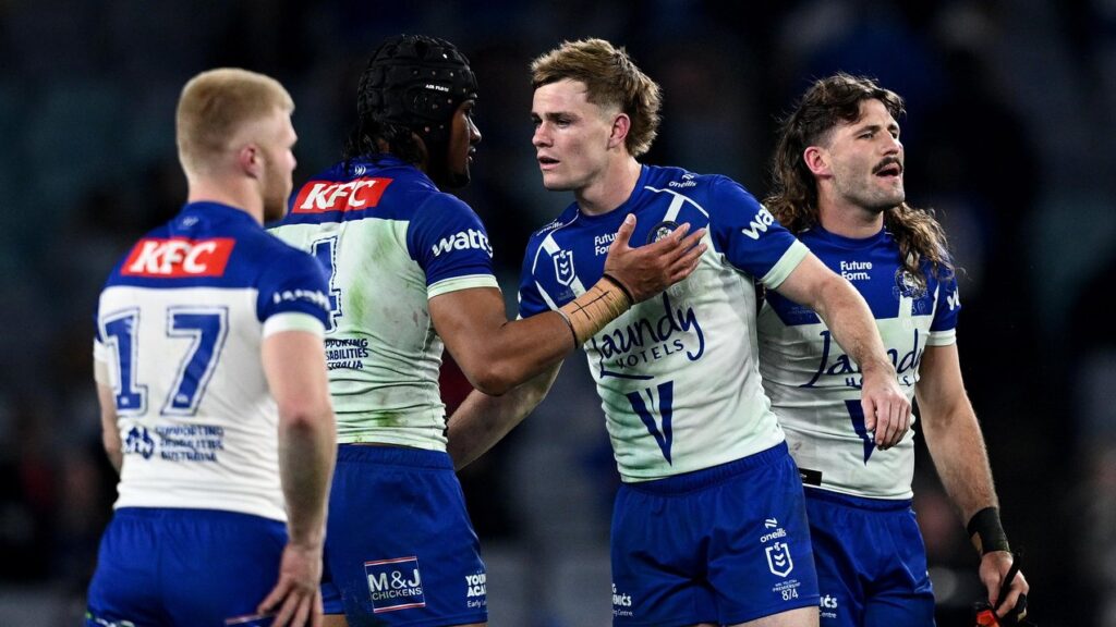 Canterbury have eked out a late win over the Dragons to keep their minor premiership hopes alive.
