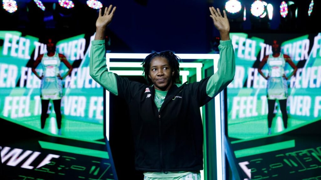 Shooter Jhaniele Fowler-Nembhard has been unstoppable for West Coast Fever this season.