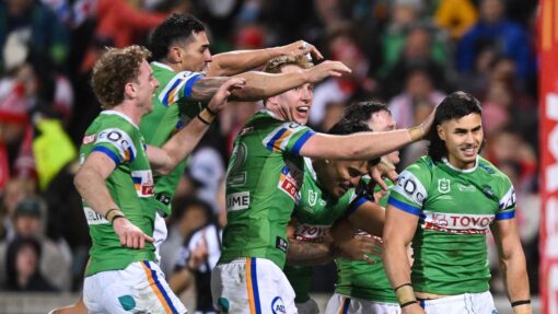 NRL RAIDERS DRAGONS