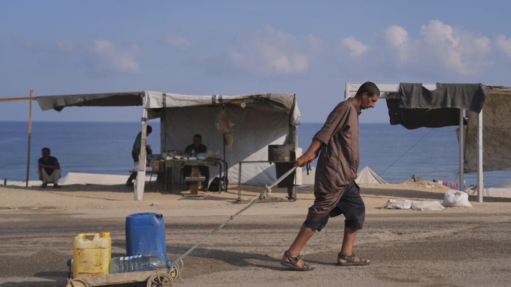 Israel says measures are needed to prevent aid from being diverted to militants in the Gaza Strip.