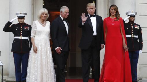 APTOPIX Britain Trump