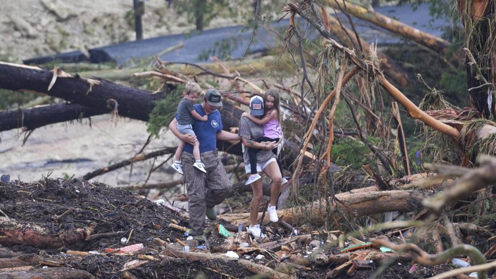 Rescuers are searching for people still missing after a wall of water rushed down a river in Texas.