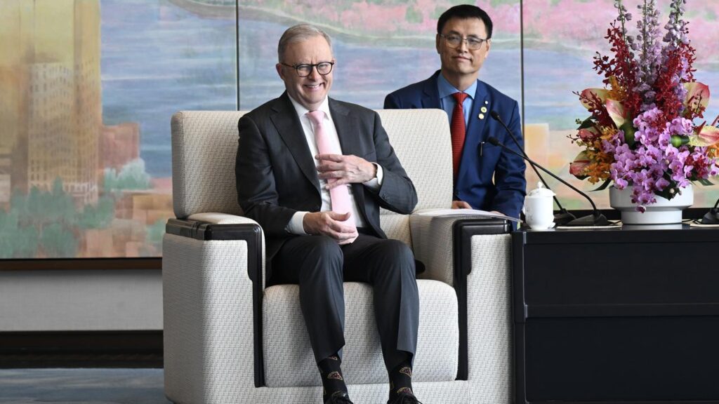 Steel will top the agenda when Prime Minister Anthony Albanese addresses business leaders in China.