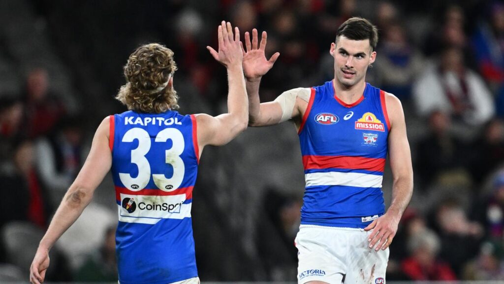 Aaron Naughton and Sam Darcy have proved almost unstoppable in a huge win over the Bombers.