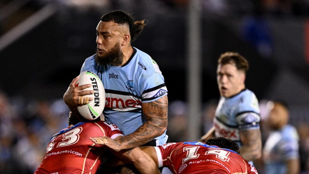 Cronulla’s Addin Fonua-Blake says his grandfather would have wanted him to face the Dolphins.