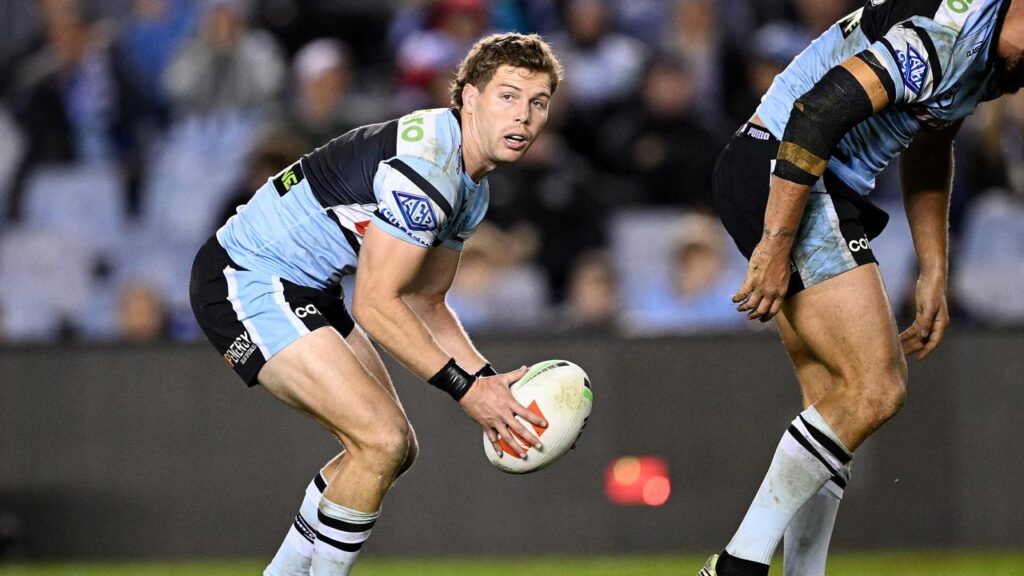 Cronulla hooker Blayke Brailey has orchestrated an impressive win over the Roosters.