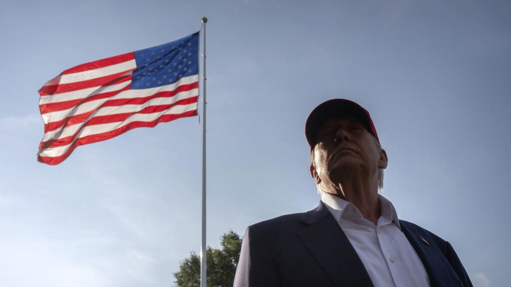 President Donald Trump says goods from Vietnam will face a 20 per cent tariff in the United States.
