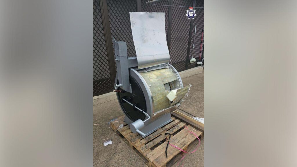 Two coffee grinders that arrived in Brisbane from Guatemala contained 286 blocks of pure meth.
