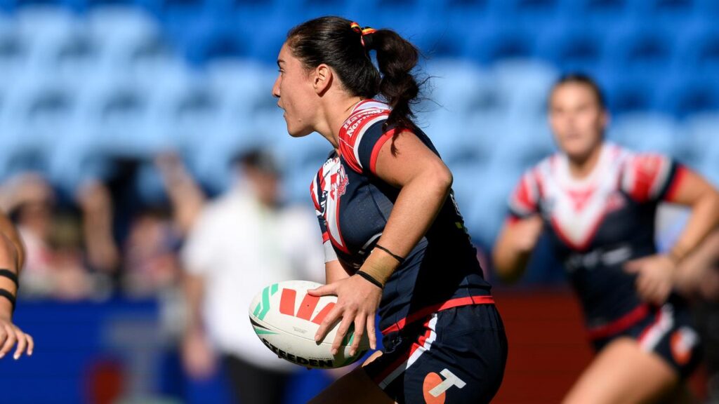 Olivia Kernick’s double has helped to Roosters to a four-point NRLW win over the Broncos.
