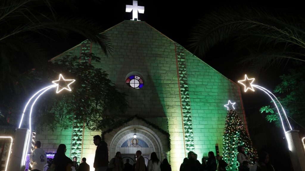 Three people were killed at the Holy Family Church in Gaza, and several others were injured.