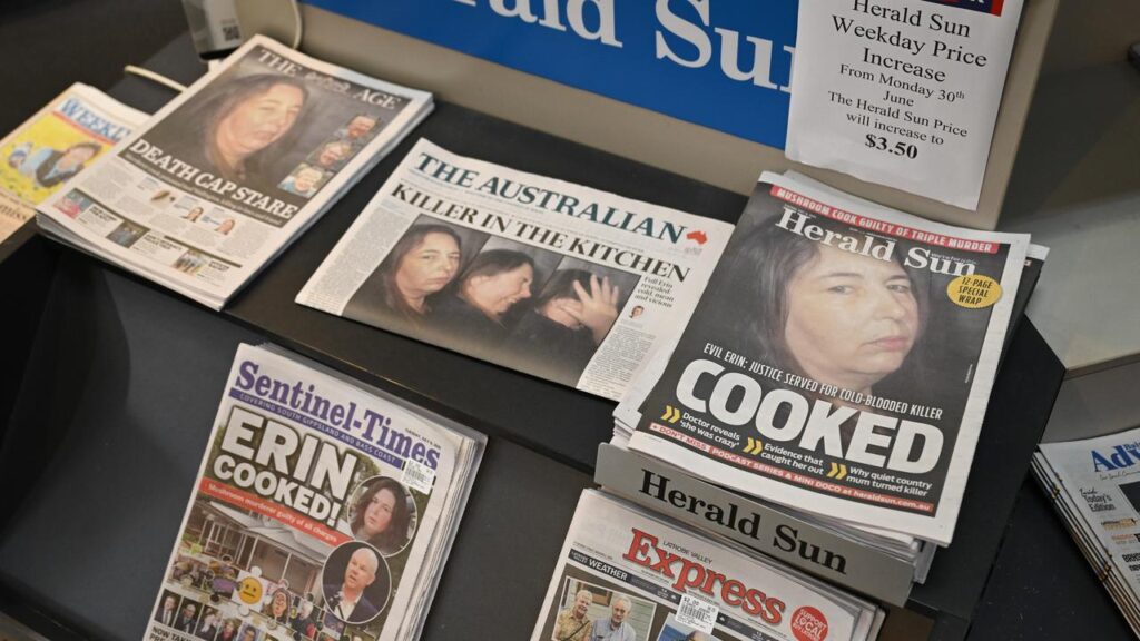 A media frenzy surrounded the trial as Erin Patterson was found guilty of murder.