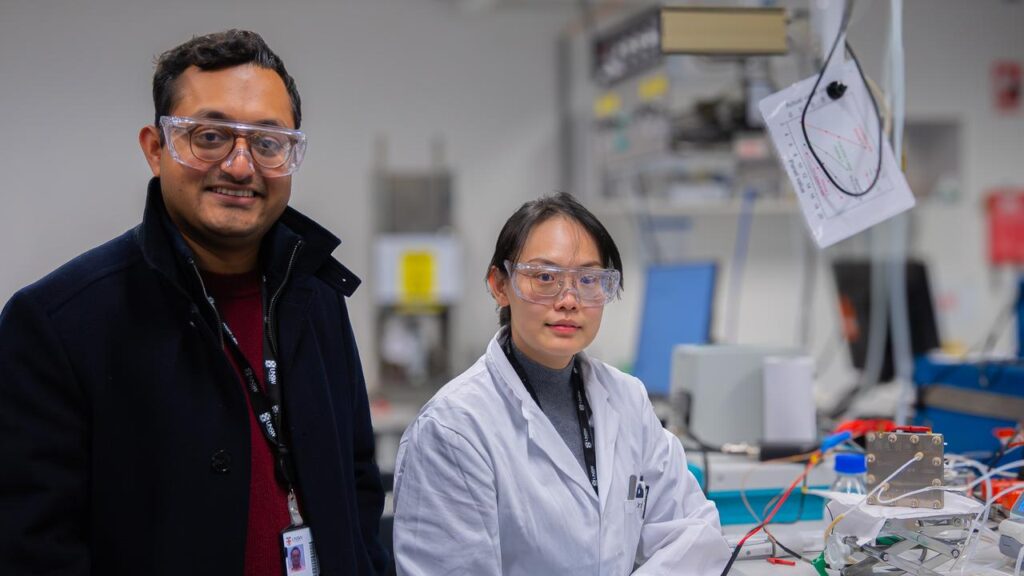 Rahman Daiyan and Xiaoxuan Lou have secured funding for their sustainable aviation fuel research.