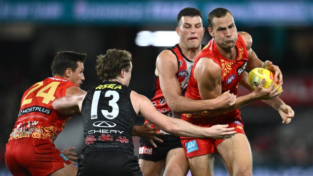 Jarrod Witts has been pushed for All Australian selection by his coach amid the Suns’ strong season.