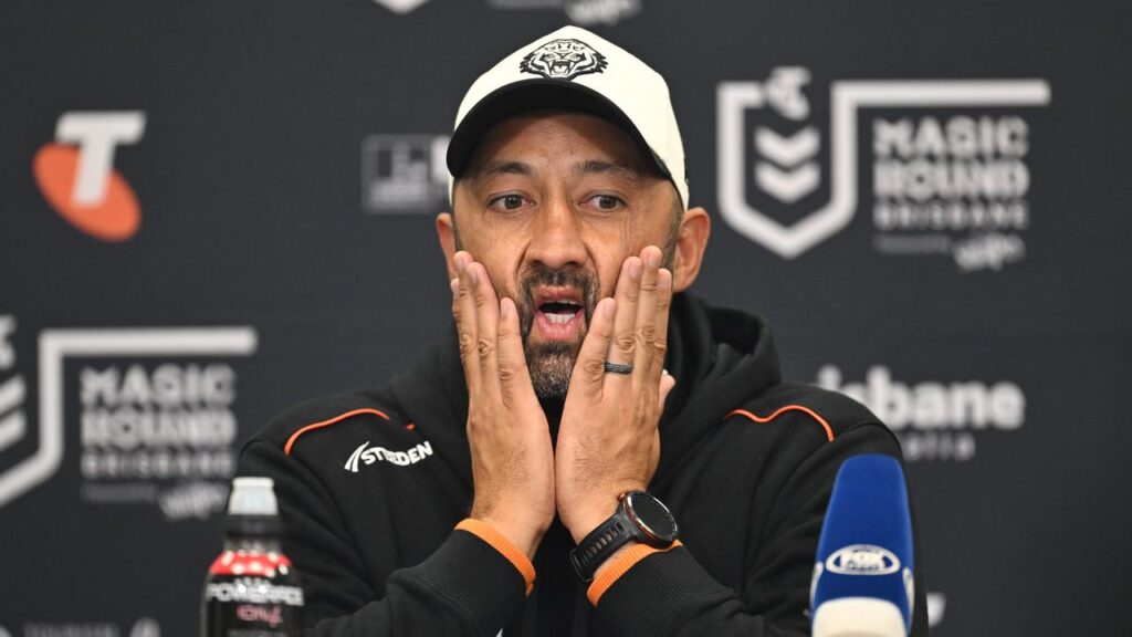 Benji Marshall says Wests Tigers are tracking in the right direction but just need to win.
