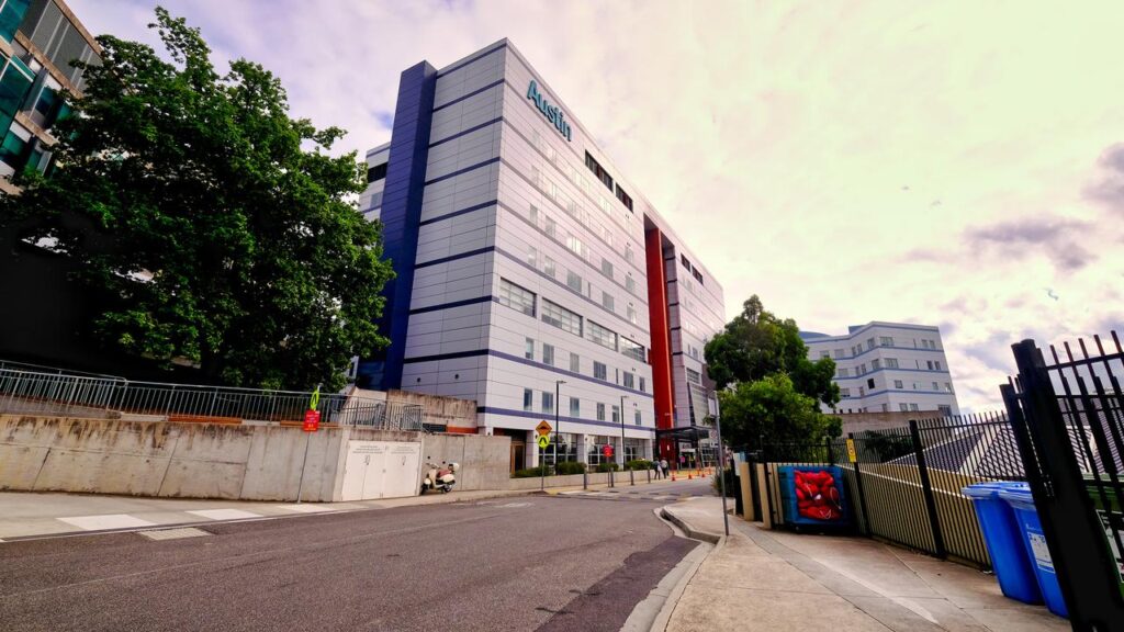 A junior doctor allegedly filmed staff in a toilet at the Austin Hospital in Melbourne.
