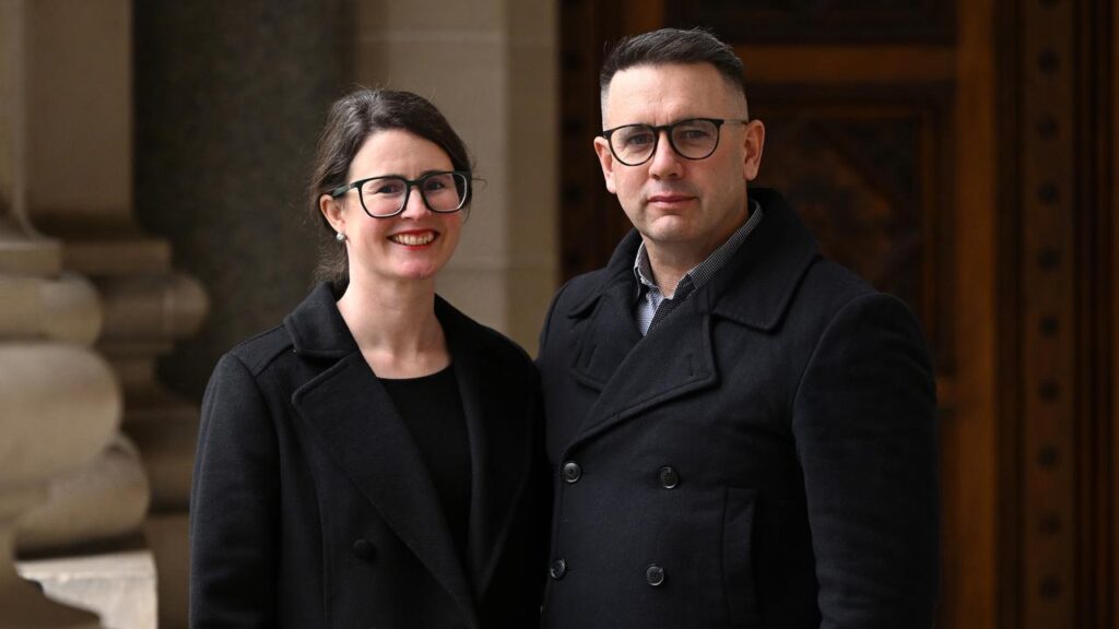 Catherine and Ryan Carey are the first witnesses at an inquiry into the retention methods of cults.
