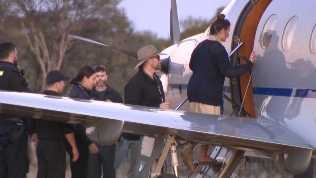 German backpacker Carolina Wilga was flown to Perth for treatment after 12 days lost in bushland.
