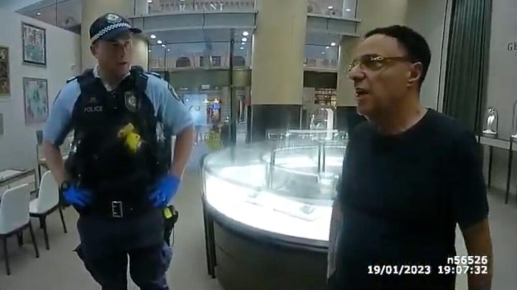 Michel Germani has admitted staging the robbery of his own store in a failed bid to claim insurance.