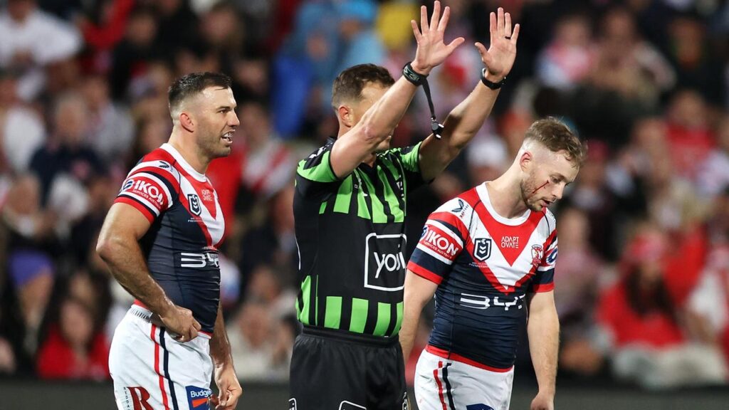 Sin-binned on Saturday, Roosters half Sam Walker has been cleared by the match review panel.