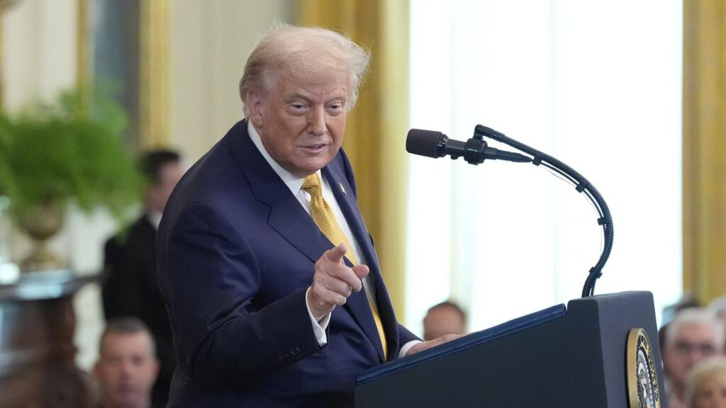 Donald Trump has lashed out at criticism from his own base over the handling of the Epstein files.