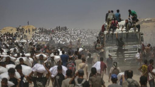 Aid enters Gaza Strip