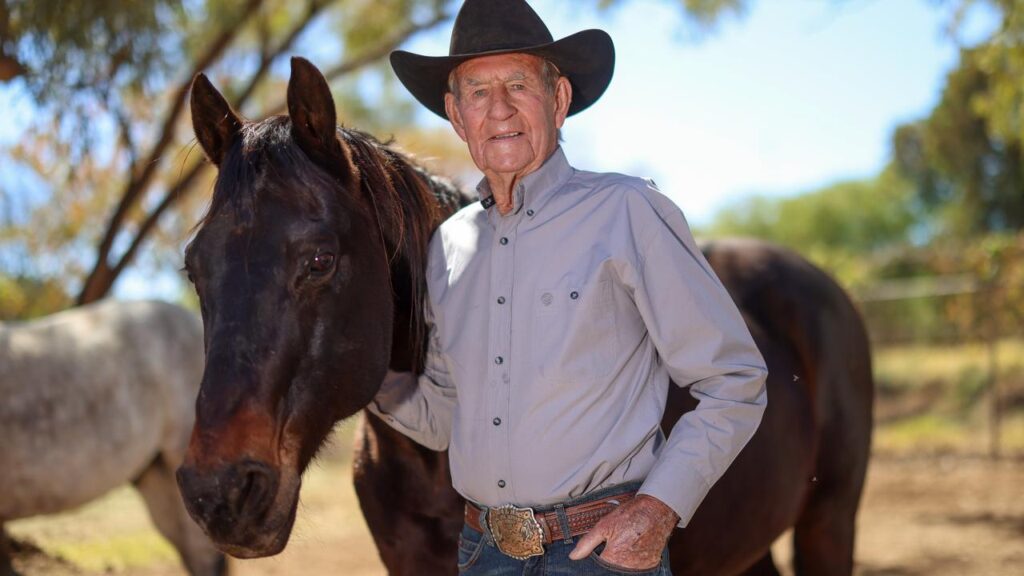 At 95, Bob Holder still isn’t much for putting his feet up.