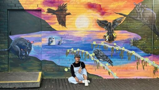 WIRADJURI ARTIST BRANDI SALMON
