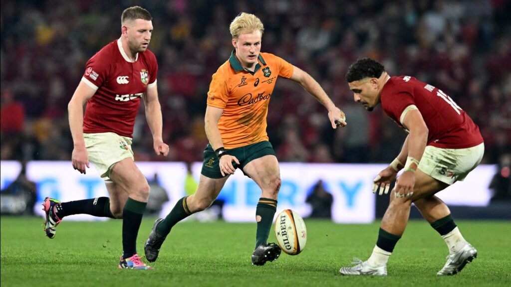 Tom Lynagh was put under the microscope by the Lions in his starting debut for the Wallabies.