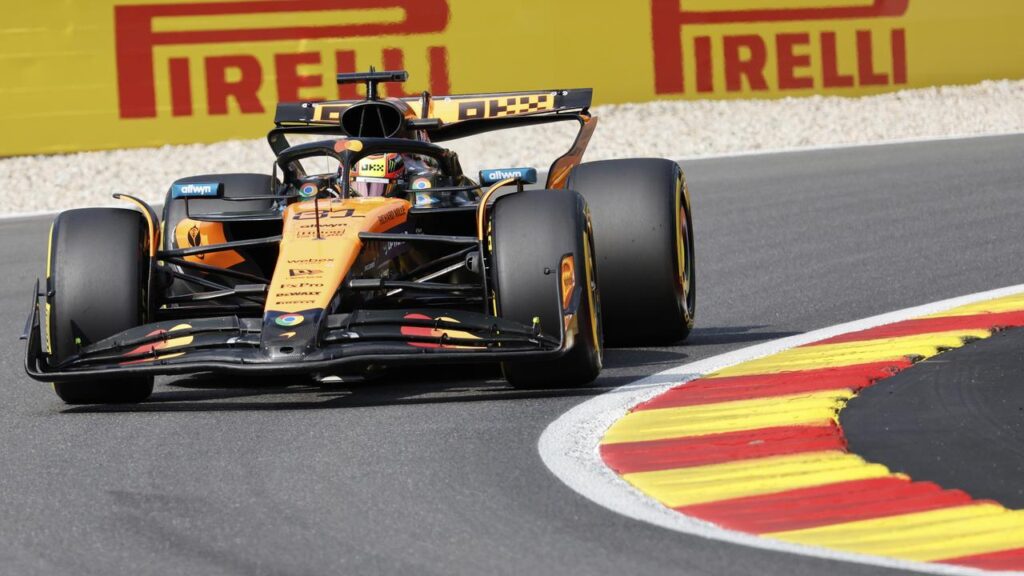 Oscar Piastri goes into Saturday’s sprint with an eight-point championship lead over Lando Norris.