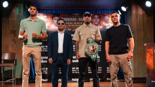 Sebastian Fundora and Tim Tszyu