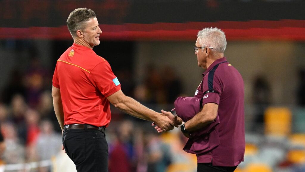 The Suns’ and Lions’ coaches are on the same page in regards to a controversial AFL announcement.