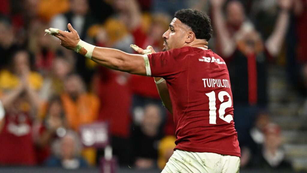 Sione Tuipulotu, who scored in Brisbane, has been left out of the Lions’ team for the second Test.