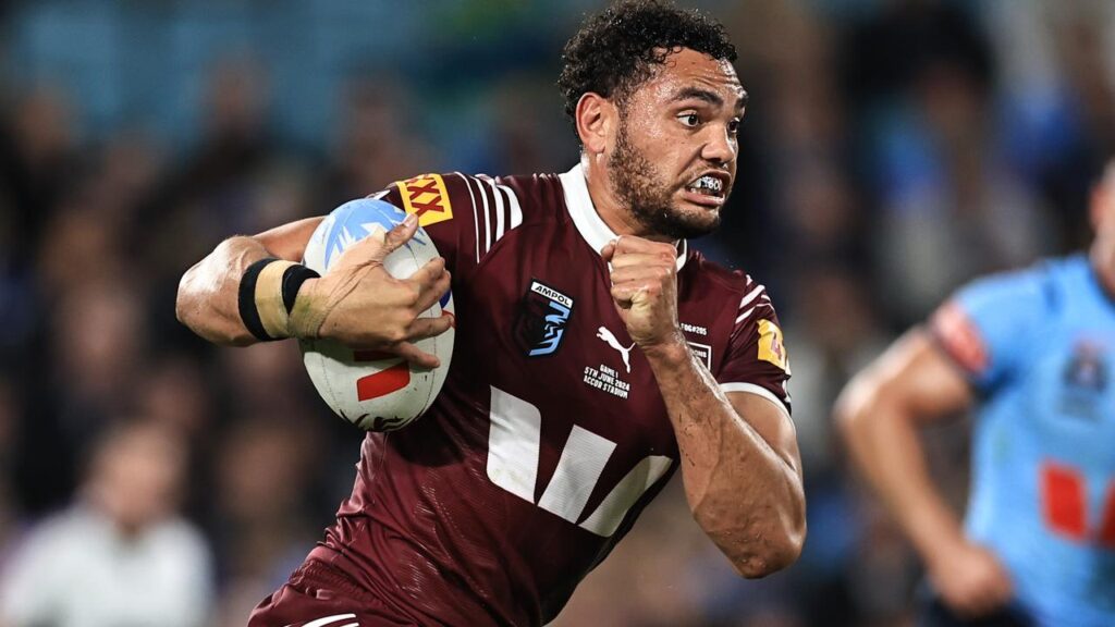 Maroons star Xavier Coates is ready to perform and dash the dreams of his club coach Craig Bellamy.