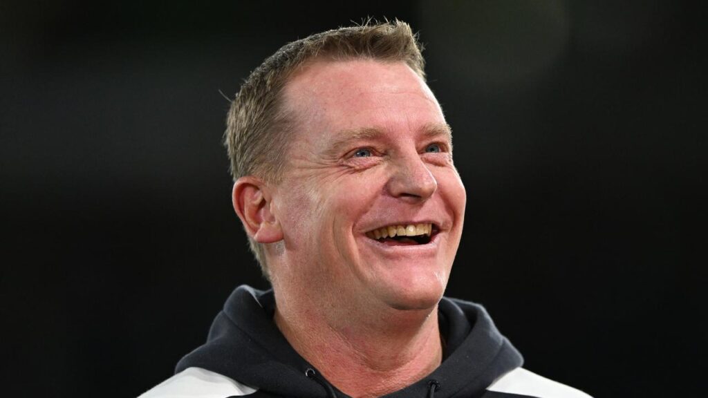 Carlton coach Michael Voss is all smiles after talented teen Cody Walker decided to join the Blues.
