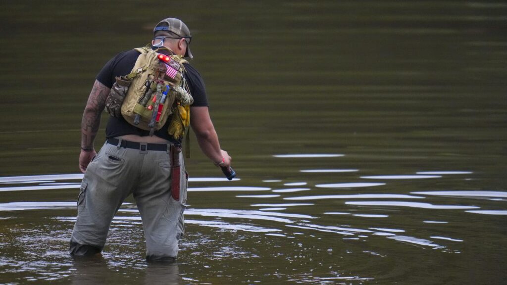 The search continues for people who remain missing after flash flooding that killed more than 100.