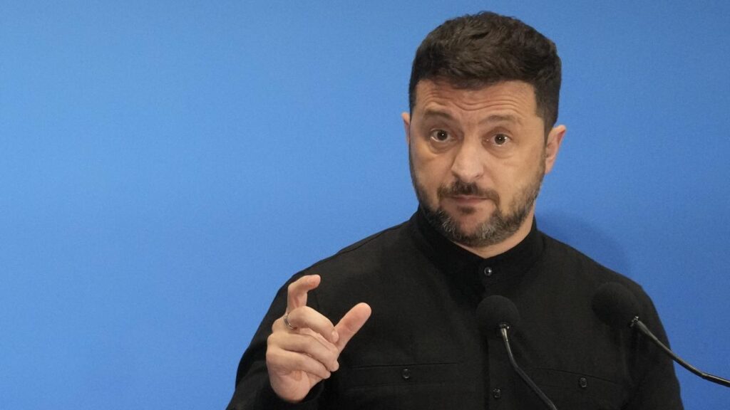 President Volodymyr Zelenskiy says Russian forces “are increasing the terror against cities”.
