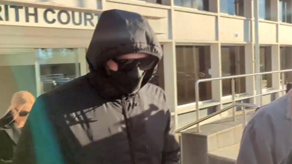 Nathan Black was one of two police officers who assaulted a naked woman having a psychotic episode.