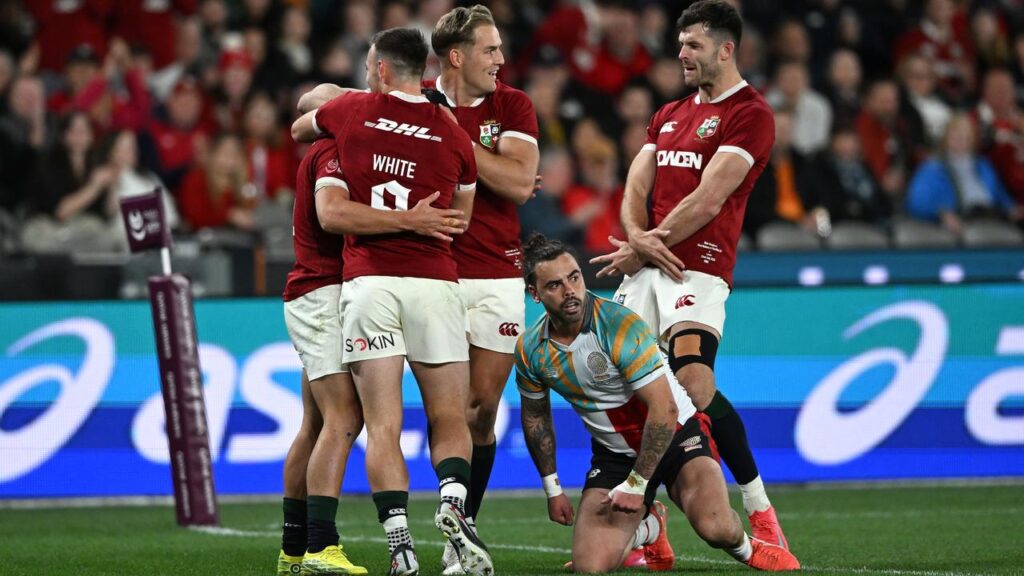 The Lions remain unbeaten on their tour after edging a gallant First Nations and Pasifika side.
