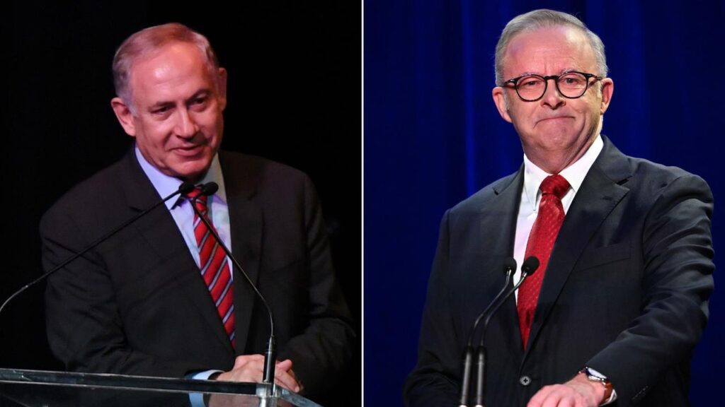 Israel’s Benjamin Netanyahu and Anthony Albanaese are locked in an extraordinary diplomatic spat.
