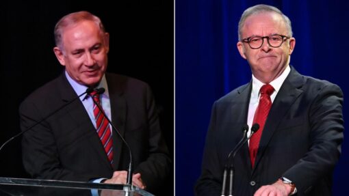 BENJAMIN NETANYAHU ANTHONY ALBANESE