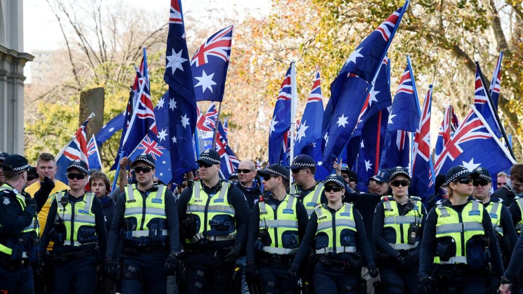 Authorities hope rival groups won’t clash at weekend anti-immigration rallies.