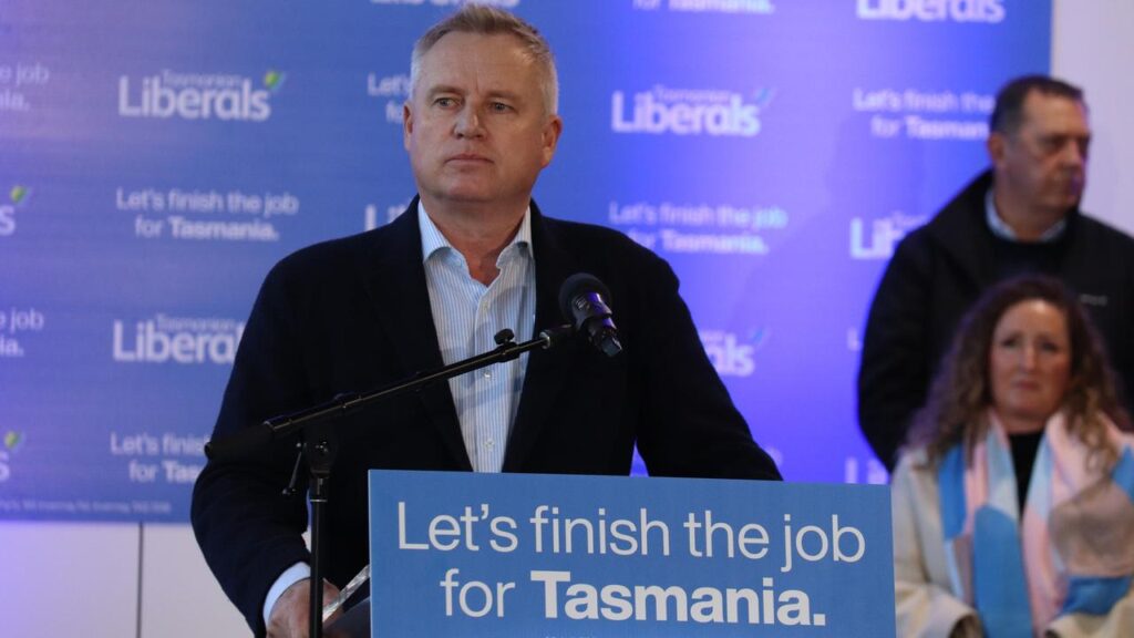 Jeremy Rockliff aims to present Tasmania’s governor with his plan to form government within days.
