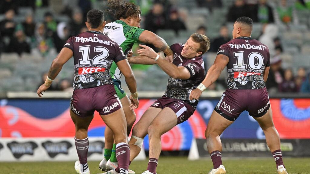 Jake Trbojevic has been sidelined after coming off second best in a clash with Josh Papalii.