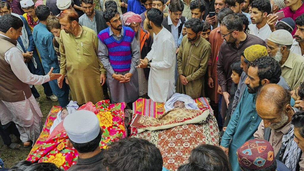 Torrential rain and cloudbursts have been deadly across northern Pakistan.
