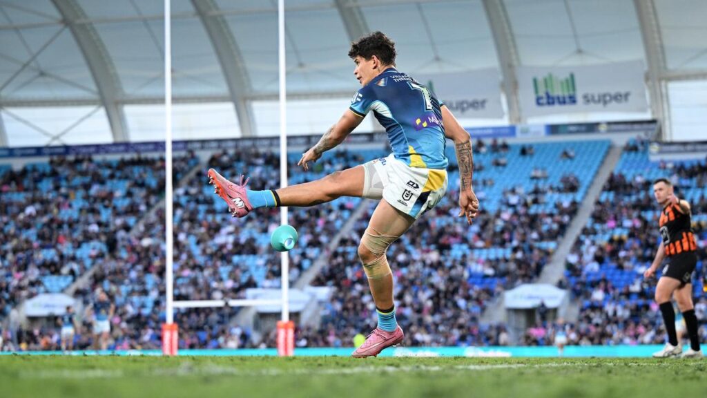 Gold Coast star Jayden Campbell’s missed conversion attempt has proven costly for Penrith.